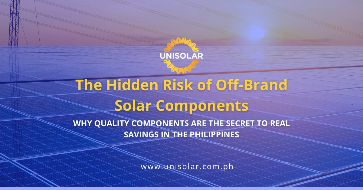 The Hidden Risk of Off-Brand Solar Components
